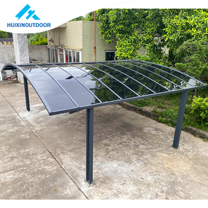 2 xe nơi trú ẩn sân sau của biệt thự đổ <span class=keywords><strong>Polycarbonate</strong></span> mái nhà bãi đậu xe - Product Image 4