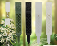 Support transparent en PP pour plantes grimpantes, empilable, en mousse de sphaigne, écologique, pour Monstera Deliciosa, lot de 2, pour jardin