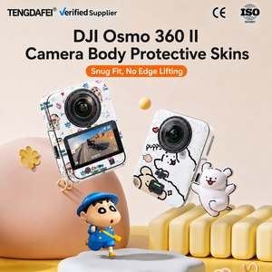 Pour DJI Osmo 360 II, <span class=keywords><strong>film</strong></span> vinyle 3M pour <span class=keywords><strong>le</strong></span> corps entier, sans colle, autocollant amovible, imperméable, résistant aux rayures, facile à installer - Product Image 1