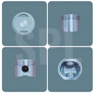 Kit de piston pour Bajaj Discover 125cc, diamètre OEM, surface lisse, 57,00 mm STD, à prix réduit - Product Image 3