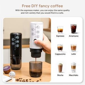 เครื่องชงกาแฟพกพาแบบชาร์จไฟผ่าน USB ไร้สาย ใช้กับแคปซูลกาแฟแท้ พร้อมแบตเตอรี่ในตัว เหมาะสำหรับใช้ในออฟฟิศ - Product Image 6