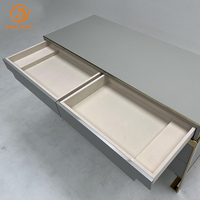Meuble de rangement buffet moderne de luxe léger pour salon, salle à manger, cuisine