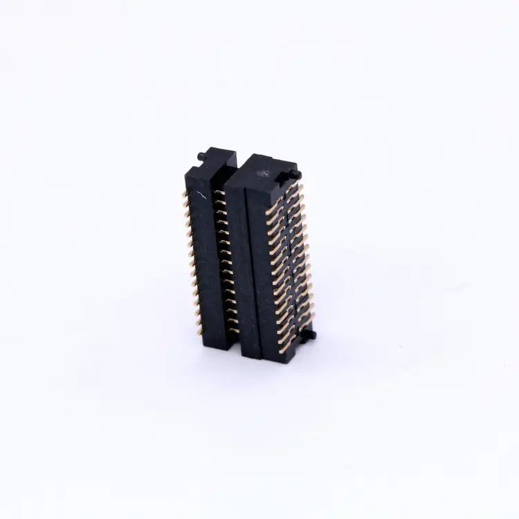 Stecksteckeneinsatz 0,8 mm 30 PIN Platte zu Platte Verbinder Kupfer-Terminalblöcke PCB-Bekoppler