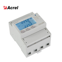 Monitor de Energía Trifásico Acrel ADL400 MID, RS485 Modbus-RTU, Riel DIN de 35 mm, Pantalla LCD, 4 Tarifas Opcionales, Alimentación CA, Certificado CE