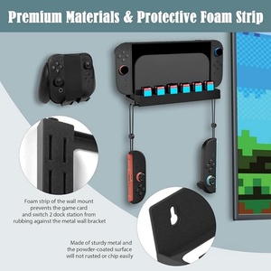 Cho Nintendo cho chuyển đổi 2 Wall Mount Trò chơi điều khiển máy đứng với 12 bảo vệ khe cắm thẻ Chức năng phụ kiện cho lưu trữ - Product Image 2