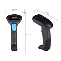 Lector de Códigos de Barras 2D Inalámbrico BT YHDAA, Escáner de Códigos QR de Inducción Automática Continua, Compatible con Teléfonos/Tabletas/Computadoras