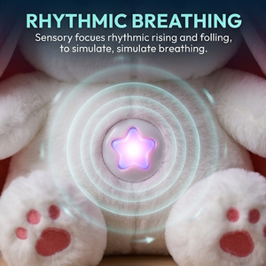 Jouet sonore en peluche Otter avec enregistrement avancé des sons de respiration, certifié CE, berceuse personnalisée pour apaiser le sommeil - Product Image 5