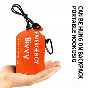 <span class=keywords><strong>Saco</strong></span> de Emergencia Impermeable, Térmico, para Supervivencia, con Película de Aluminio PE, Portátil y Ligero para Acampar al Aire Libre - Product Image 1