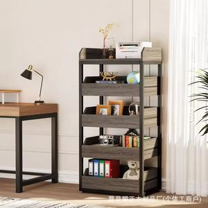 Modern minimalist wooden home <b>vegetable</b> rack, snack display rack, supermarket shelf, kitchen shelf - Product Image 3