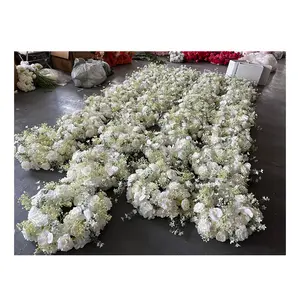 Good Price Silk Flower Arrangement Centerpiece Candelabra Base Cover Flower Wreath Flower Ball 60cm
