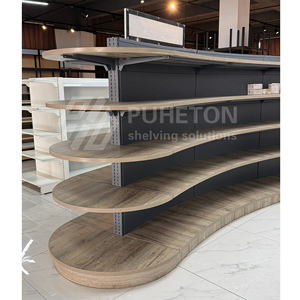 Tùy chỉnh ánh sáng nhiệm vụ kim loại Gondola Kệ siêu thị giá trong các kích cỡ khác nhau - Product Image 2