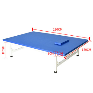 Gan Gang Medical Rehabilitation Massage <b>Bed</b> 190x120x48cm Thick <b>Sponge</b> Top Stainless Steel Frame for Treatment and Therapy - Product Image 1