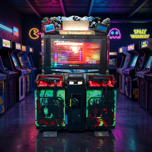 Machine d'arcade Razing Storm 55 pouces à monnayeur avec moniteur de score LED, simulateur de jeu électronique 2 joueurs pour enfants et adultes - Product Image 3