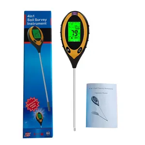 Factory Direct Sale Temperature Soil Analysis Instrument 4 in 1 Soil Ph Meter Soil Moisture Tester for Agriculture