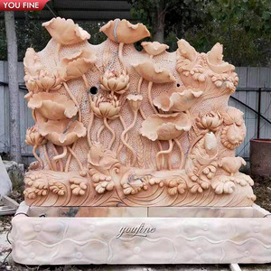 YOUFINE Schermo in Pietra con Rilievo di Mitologia Cinese in Granito Grigio, Murale con Figura di Drago Profondo e Piedistallo per Cortile del Tempio - Product Image 3