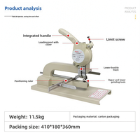 Machine à riveter semi-automatique pneumatique manuelle pour œillets, boutons creux et étiquettes volantes