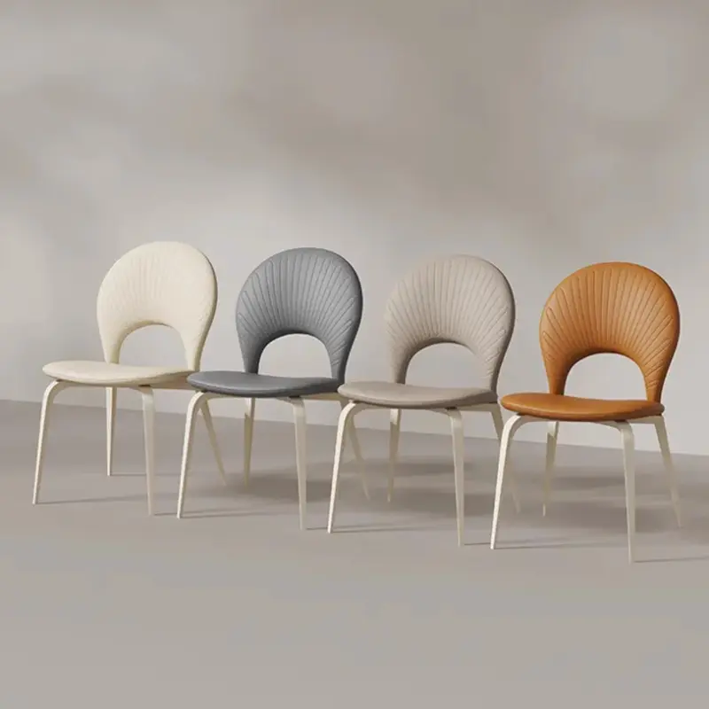 Lusso di alta qualità con schienale alto moderno confortevole tessuto boucle velluto sedia nordica sedie da pranzo prezzo