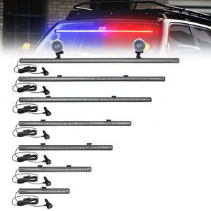 Yosovlamp Versa et Golf modèle LED Ranger longue <span class=keywords><strong>barre</strong></span> lumières multifonctionnelles feux d'avertissement <span class=keywords><strong>de</strong></span> <span class=keywords><strong>toit</strong></span> pour pare-brise avant arrière <span class=keywords><strong>de</strong></span> voiture - Product Image 2