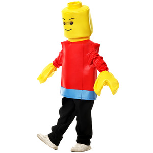 Conjunto de disfraz Lego <span class=keywords><strong>Ninjago</strong></span> para niños, disfraz de Halloween, disfraz de actuación, rojo, amarillo, talla mediana - Product Image 4