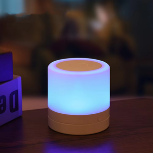 Modern 7-Color Mini <strong>LED</strong> Table <strong>Lamp</strong> for Bedroom Rechargeable ABS Material <strong>with</strong> Electronic Touch Sensor Bedside Night Light - Product Image 5