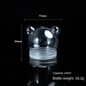 Lata de bocadillos PET ecológica de 140Ml con manejo de superficie de escarcha de cuello de sellado de 38mm para dulces, gelatina de leche de Chocolate - Product Image 2