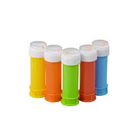 Custom promocional brinquedos soprando bolhas de água 50ML colorido da bolha de sabão