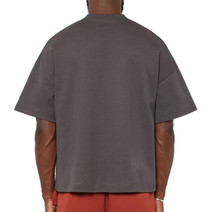 T-shirt ample et carré en jersey 100 % coton lourd 300 g pour <span class=keywords><strong>homme</strong></span>, <span class=keywords><strong>style</strong></span> streetwear personnalisé - Product Image 2