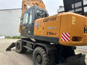 Oferta Especial: Excavadora Hidráulica de Ruedas HYUNDAI 210W-7 Usada, 21 Toneladas, Modelo 2022, Motor Fabricado en Corea para Construcción - Product Image 3