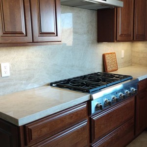 TMZ OEM/ODM Brasilien weißer Granit Küche Insel-Top natürliches Taj Mahal Quartzit-Arbeitsplatten - Product Image 4