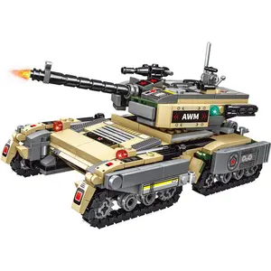 Shenwei Tank Serie Model Puzzel Montage Bouwsteen Jongen Cadeau Speelgoed Kleine Deeltjes Bouwsteen