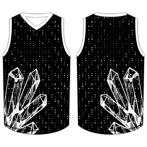 2025 America High Quality Breathable 100% Polyester Sleeveless Men's Vintage Basketball Jersey with Custom Team Name Embroidery - Product Image 1