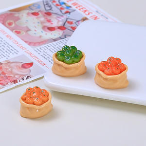 Accesorios de Resina para Paisajes en Miniatura, Simulación 3D de Frutas y Verduras, Adornos con Parte Trasera Plana, Figuras Hechas a Mano para Manualidades - Product Image 3