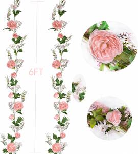 Panel de Pared 3D de Flores Artificiales Coloridas Personalizadas, Camino de Mesa, Centros de Mesa, Diseño de Arco, Hecho a Mano, Duradero, Moderno, con Marco de Hierro - Product Image 4