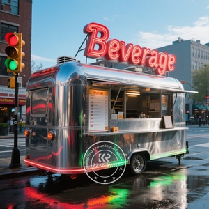 2025 personalizzato completo di gelato da cucina veloce in acciaio inox cibo rimorchio Van Snake Food Cart per Snack prodotti all'ingrosso - Product Image 3