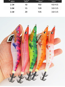 10 Hameçons Leurres Pêche En Mer – Hameçons Calmars Lumineux, Acier Haute Teneur Carbone