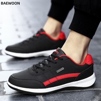 BAEWOON D159 Chaussures de sport tendance de style coréen pour étudiants, chaussures décontractées pour hommes, légères et confortables, chaussures de course pour hommes