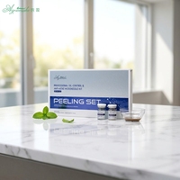 Kit professionnel de thérapie anti-acné et anti-graisse à base de micro-aiguilles, poudre de spicules 1g, sérum liquide 5ml pour le soin quotidien des peaux grasses et des peelings faciaux