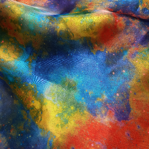 <strong>Custom</strong> Tissue Organza <strong>Fabric</strong> for Making Dress Starry <strong>Pattern</strong> <strong>Silk</strong> Printed Organza <strong>Fabric</strong> - Product Image 4