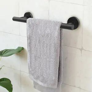 OWNSWING Barre d'essuie-mains en acier inoxydable Crochet pour serviette de bain Cintre en tissu