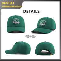 Gorras de Béisbol Personalizadas de Marca, Estilo Vintage, con Logotipo Bordado, de Algodón
