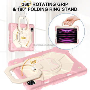 Étui en silicone <span class=keywords><strong>anti</strong></span>-<span class=keywords><strong>choc</strong></span> de mode pour <span class=keywords><strong>iPad</strong></span> 11 10.9 housse de tablette étui robuste pour <span class=keywords><strong>iPad</strong></span> <span class=keywords><strong>Air</strong></span> 4 5 <span class=keywords><strong>coque</strong></span> en caoutchouc 360 poignée rotative - Product Image 6