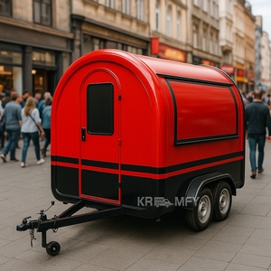 2025 Ce Aprove Street Coffee Fast Mobile Kitchen Hot Dog Cart Food Van Ice Cream Truck Retro Car - Product Image 4