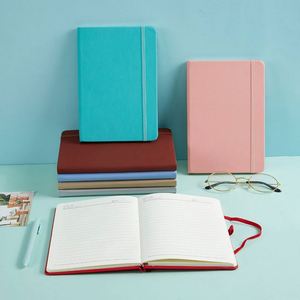 PU Strap Notebook <b>A5</b> Business Office <b>Notepad</b> Meeting Excerpt Book - Product Image 2