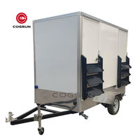 Multifonctionnel Vip Mobile Toilet Film And Tv Production Set Bathroom Trailer à vendre