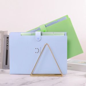 <strong>Portable</strong> Accordion A4 Size Document Organizer PP Material Letter <strong>File</strong> <strong>Folder</strong> with <strong>5</strong> <strong>Pockets</strong> and Custom Logo - Product Image 5
