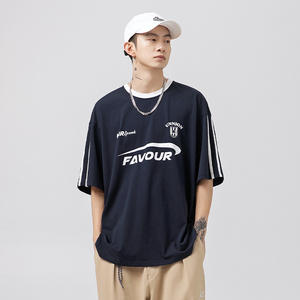 2025 Racing <span class=keywords><strong>Element</strong></span> Printed T-shirt Hombres Verano Algodón puro American Fashion Brand Contraste Color <span class=keywords><strong>Camiseta</strong></span> de manga corta - Product Image 3