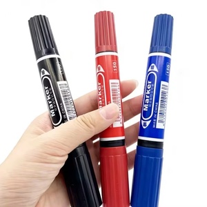 Marcadores Permanentes Jumbo de Doble Punta, de Plástico, en Rojo, Negro y Azul, de Gran Capacidad, para la Escuela, Descuento Limitado, Precio Accesible, 2026 - Product Image 1