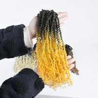FreeTress Sensationnel perruque toyotrees court 8 pouces 10 12 14 pouces yanki bouclés mini chrochet cheveux yanky twist crochet cheveux