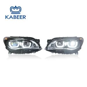 Modify F01 Headlight for 2012 2013 2014 7' F02 F01 upgrade LED Headlight fit 730Li 740Li 750Li 760Li x Drive Facelift LED Bulb