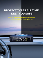 Sistem Pemantau Tekanan Ban Nirkabel Tenaga Surya Tpms Sensor Tekanan untuk Pemasangan Mudah